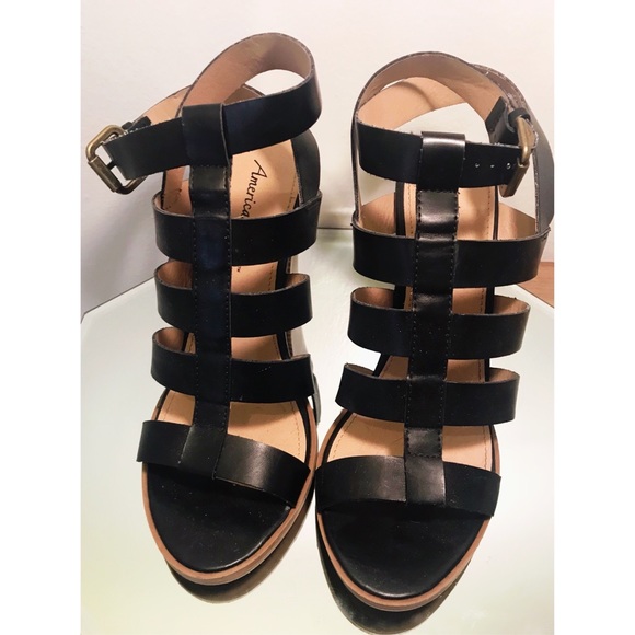American Eagle By Payless Shoes - Black Caged Heel